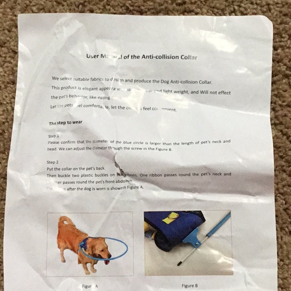 Anti-collision Collar for Pet - Size up to 15” Collar - Picture 2 of 6